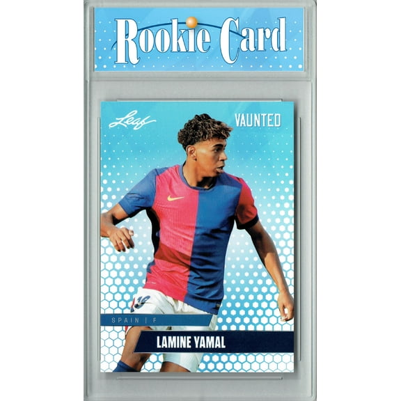 Certified Mint  Lamine Yamal 2024 Leaf Vaunted #V-09 Debut Collection Rookie Card Spain