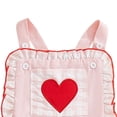 thumbnail image 4 of Zanarzt Cute Summer Jumpsuits Girls Overalls Kids Casual Sleeveless Jumpsuits Heart Pants Rompers Pink,2-3 Years, 4 of 7