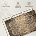 thumbnail image 6 of Elephant Stock Mandala On Wood Wall Art - Horizontal Multi Panel Canvas - Living Room Wall Decor - Decor Elements Multi Panel - Beige And Gray Decor - 65" x 42", 6 of 8