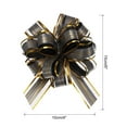 thumbnail image 2 of 20pcs 6 Inch Large Pull Bow Gift Wrapping Bows Ribbon Organza Black for Wedding Baskets Presents Christmas, 2 of 6