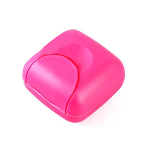 Mini Caja De Jabón, Contenedor De Baño, Soporte De Jabonera De Drenaje De Plástico Portátil Con Tapa Para Viajes, Senderismo, Camping Yuarrent HA022721-00