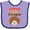 Lavender and Purple, variant on Inktastic Cavapoo Dog Quote Boys or Girls Baby Bib