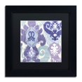thumbnail image 2 of Trademark Fine Art "Blue Curry I" Canvas Art by Color Bakery, Black Matte, Black Frame, 2 of 4