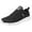 Black, variant on Yindaity Hiking Shoes Men Mens Casual Shoes Men's Slip-on Walking Shoes, Gym Workout Restaurant Fashion Sneakers Men Shoes Casual Grey,8.5