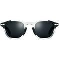 thumbnail image 6 of HEPIDEM Acetate Vintage Retro Square Polarized Sunglasses for Men （MZEPHIRINI TTrB Gray C6）, 6 of 9