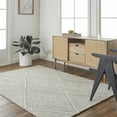 thumbnail image 5 of BoutiqueRugs Amari Bohemian, Transitional Area Rug - Natural Gray - 18" x 18" Sample, 5 of 10