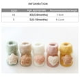 thumbnail image 3 of Thickening Autumn Winter 0-18 Months Velvet Stereo Baby Socks Medium Stockings Newborn Infants Floor Socks KHAKI S(6-18MONTHS), 3 of 8