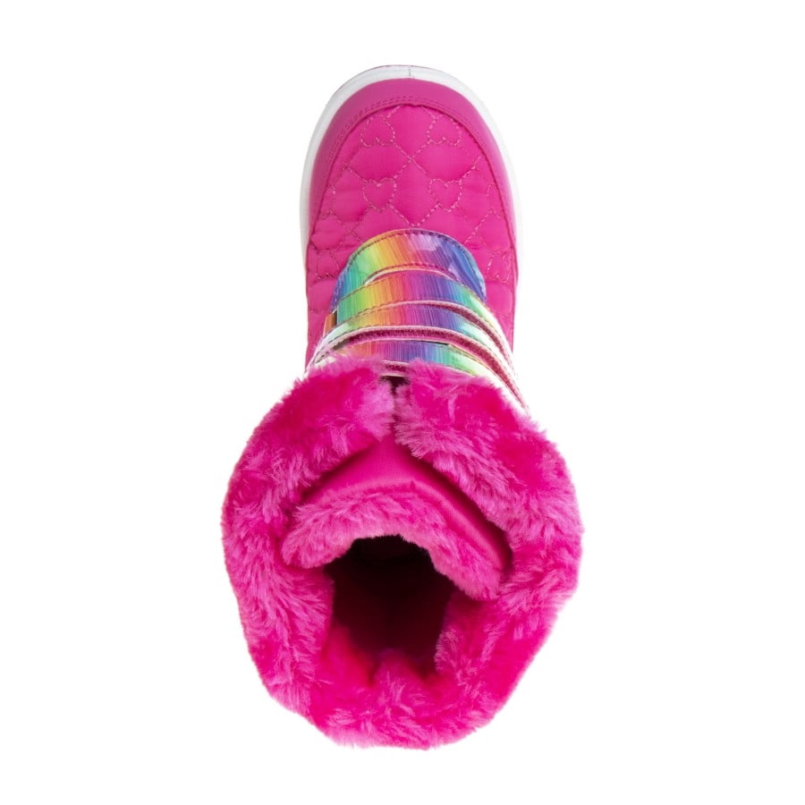 Rugged Bear Toddler Girls Snow Boots, Fuchsia Multi, 9