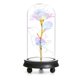 thumbnail image 1 of Base De Madera De Cúpula De Cristal De Rosa Roja Para Regalos De San Valentín Lámparas De Rosa Led Navidad Minnieouse HA020621-00, 1 of 7
