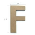 thumbnail image 2 of Lettre F en bois du décor Lerman, 2 of 4