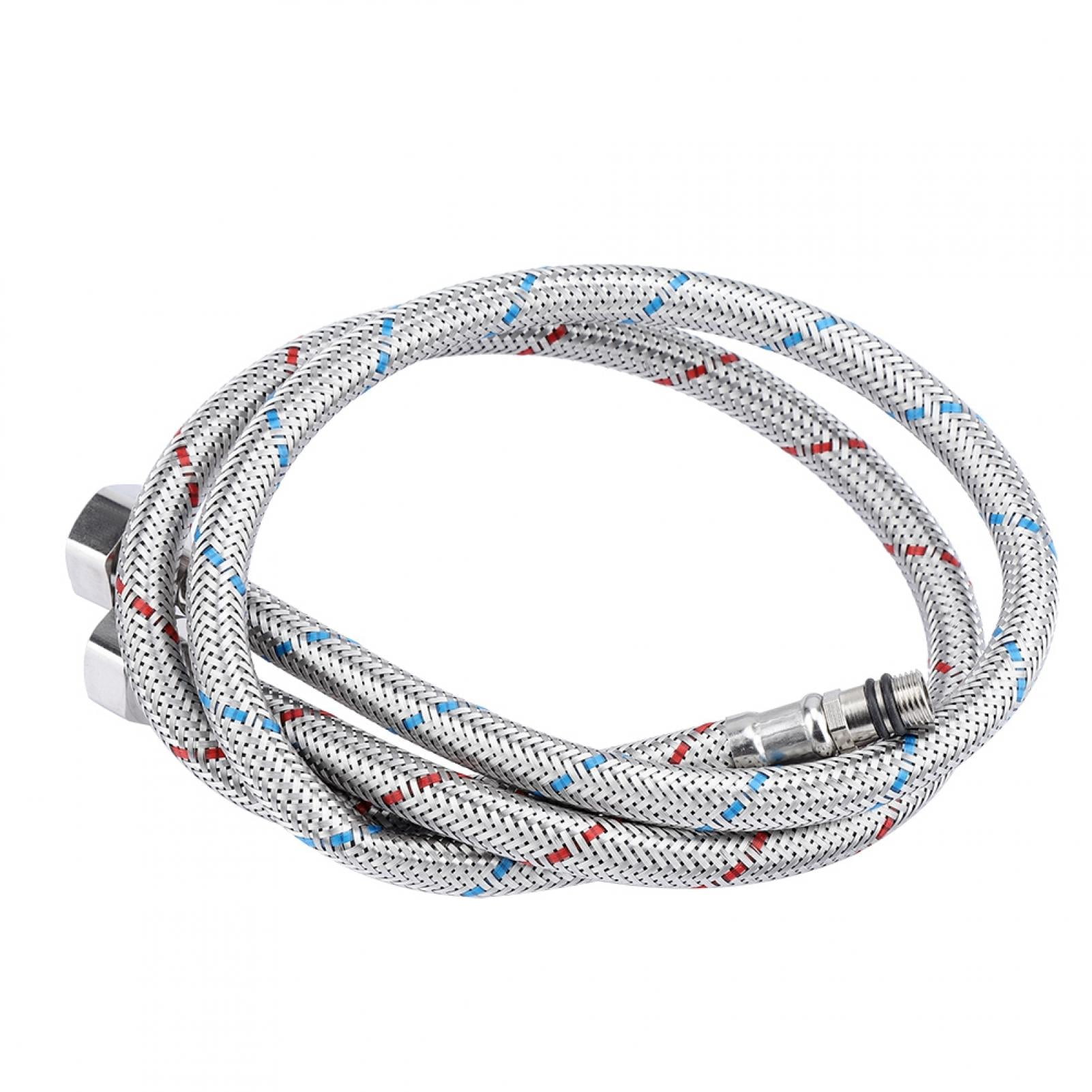 Greensen 2Pcs Stainless Steel Faucet Connector Flexible Water Supply Line Hoses Hot Cold,Flexible Hose
