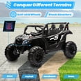 thumbnail image 6 of Joyracer 24 Volt Ride on Toys with Remote, 4WD Power UTV Wheels with 800W Motors, Bluetooth, Spring Suspension, LED Light, 3 Speeds, Black, 6 of 10