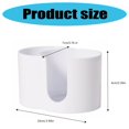 thumbnail image 5 of Plastic Makeup Organiser Box For QTips And Cotton Rounds Bathroom Storage Rack, 5 of 9