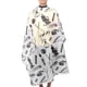 thumbnail image 3 of Barber Cape, 160 x 140 cm Pelado Impermeable Delantal de Cabello Cape Anti Estáhalte antiestá para Cortes de Cabello y Teñido, 3 of 7