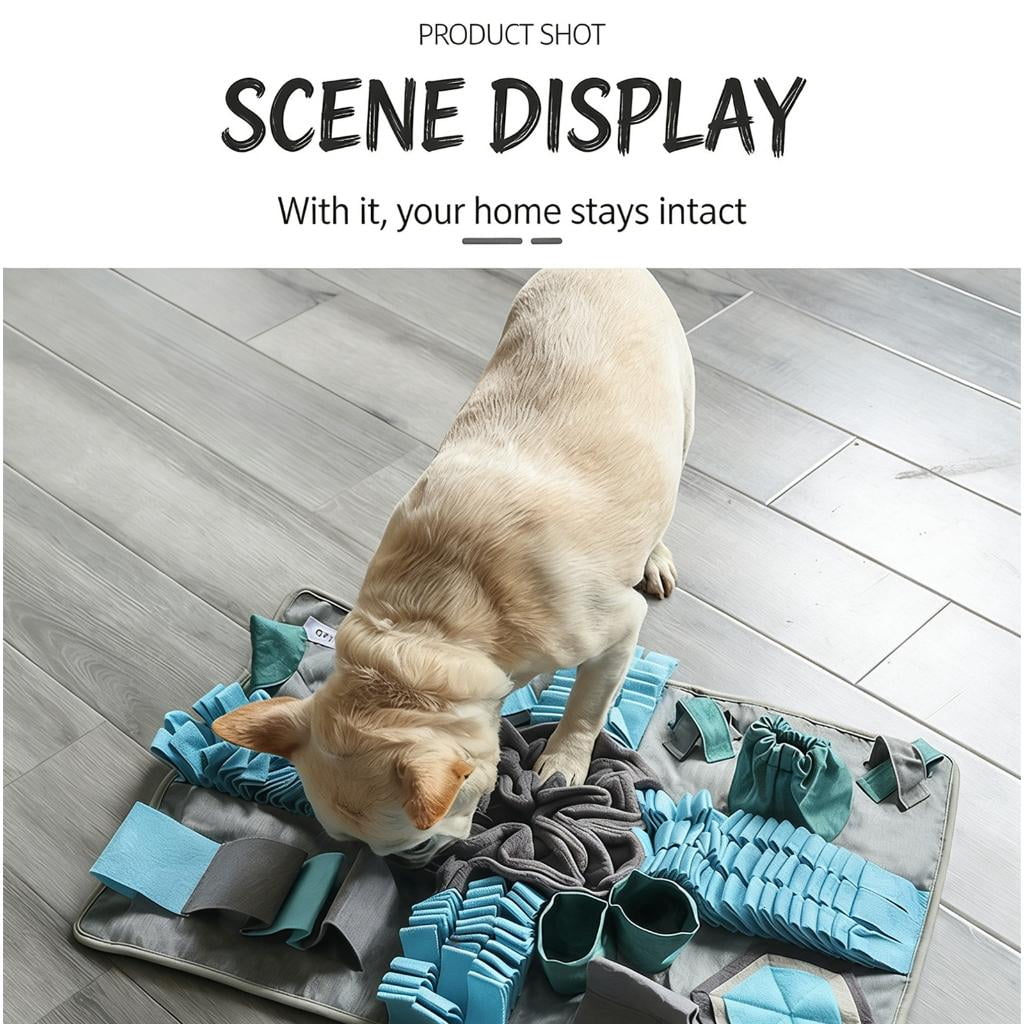 Giaone Washable Dog Enrichment Toy Engaging Foraging Mat For Treat And Cognitive Development