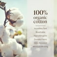 thumbnail image 3 of Organic Cotton Flannel Sheet Set - King Size -  Cotton - Double Brushed for Extra Softness & Comfort - Warm, Cozy, and  - Breathable - Bed Sheets (King, Midnight), 3 of 8