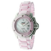 TKO ORLOGI Women's TK575-PK Genuine Ceramic Pink Dial Watch