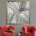 thumbnail image 5 of Silver Art, Silver Marble Artwork, Abstract Canvas, Modern Art, Trendy Art Canvas, Marble Wall Decor, Gray Poster, Canvas Wall Decor - Black Framed, 5 of 6