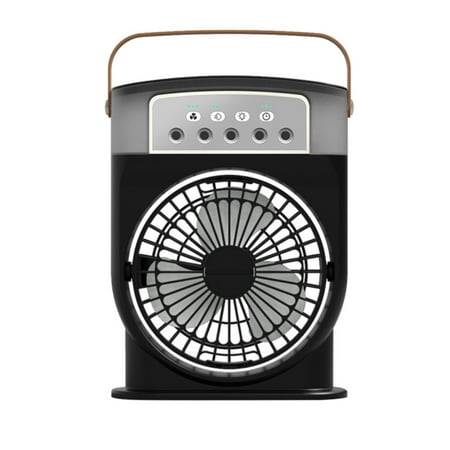 

Fans Clearance! Kaireo Portable Cooling Fan Black Mount Portable Fan 4 Color 3 Speed Mini Frost Fan Maximum Fan Water Freezing Portable Air Conditioning Household Fan 1X Cold Air Humidifier Fan