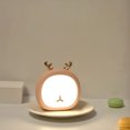 thumbnail image 2 of Cute Deer Night Light Adorable Usb Recargable Con 3 Colores De Iluminación Sensor Táctil De Atenuación Continua Lámpara Ambiental De Cabecera Para Habitación De Bebé Dormitorio Sala De Estar Noticed HA014004-00, 2 of 6