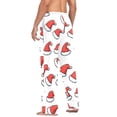 thumbnail image 3 of FORMRS Mens Pajama Pants with Pockets Sleepwear Lounge Bottoms Sizes S-2XL, Santa Hats Pattern, 3 of 7