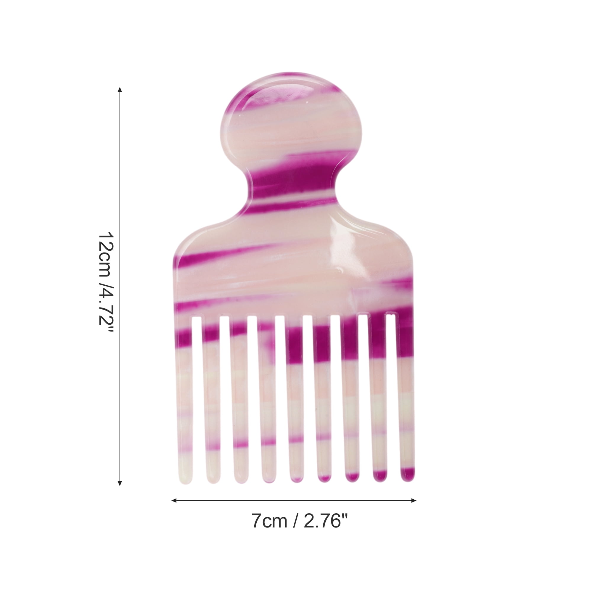 Unique Bargains 1 Pc Fashion Hair Insert Comb for All Hair Types Styles Colorful Purple