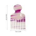 thumbnail image 2 of Unique Bargains 1 Pc Fashion Portable Hair Insert Comb Colorful Purple Imitation Acetic Acid, 2 of 6