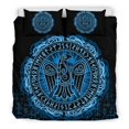 thumbnail image 1 of Juego de cama Vikingo Raven Celtic Cyan RLT12, 1 of 5