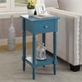 thumbnail image 2 of Home Square French Country Square End Table in Blue Wood Finish - Set of 2, 2 of 4