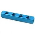 thumbnail image 3 of SENRISE Pneumatic Air Splitter Air Coupler Fast Connector Manifold Block 5 Port-9 Port Blue, 3 of 4