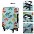 thumbnail image 5 of Blue Stripes Dinosaurs Pattern Luggage Cover Fashion Suitcase Cover Baggage Covers Fit 25-28 Inch Luggage (Go Travel), 5 of 5