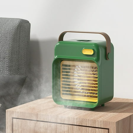 

Mairbeon Air Cooler Retro Style Adjustable 3 Speeds Quiet Humidifier USB Cooling Fan for Office