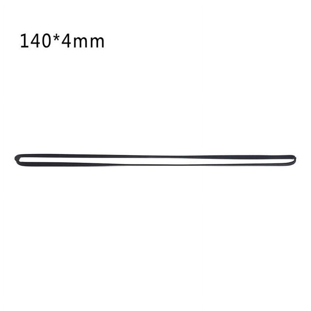 Replacement Turntable Belt Rubber Flat Drive Belt for Record Player Walkman DVD CD-ROM Repeater Phono 4mm Wide Belt 63HD 140mm