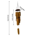 thumbnail image 3 of Large Wooden Wind Chimes 25 Inch Outdoor Wooden Windchimes with Deep Resonant Tone Natural Weatherproof Hanging Decor for Garden Patio Balcony Home Zen Meditation Space Decoration, 3 of 7