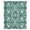 Snow SkyBlue DarkGreen, variant on Green Blue Floral Sheer Curtains 84 Inches Long, Vintage Pastoral Botanical Leaves Light Filering Curtains, Breathable Simi Curtain Privacy Drapes for Living Room Bedroom Lightweight Window Treatment