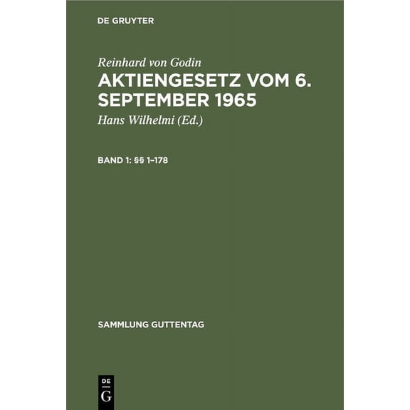 Sammlung Guttentag §§ 1-178, Book 205, (Hardcover)