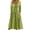 Green, variant on qolati Women's Casual Long Sleeve Dresses 2023 Basic V Neck Lace Up Ruched Slim Fit Sundress Trendy Tiered Ruffle Hem Flowy Cocktail Party Dress