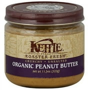 Kettle Brand Roaster Fresh Organic Crunchy Peanut Butter, 11.5 oz (Pack of 12)