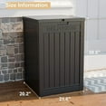thumbnail image 6 of EasyUp Package Delivery Box Outdoor with Lockable Secure Waterproof & UV-Resistant,Anti-Theft Parcel Large Double Wall Resin Outdoor Package Delivery for Porches, Patios,Curbside, 6 of 8