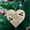 B, variant on Vikakiooze 1pcs Valentine's Day Decoration Heart-shaped Mask Souvenir Tree Hanging Ornament