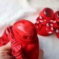 thumbnail image 3 of Honganda Baby's Anti Skid Socks, Boat Line Socks with Mesh Wave Point Bowknot, 3 of 4