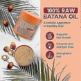 thumbnail image 3 of 1-3x Raw Batana Oil for Hair Growth - Pure, Organic Batana Hair Growth Oil from Honduras for Thick and Strong Natural Hair, 120ml, 3 of 5