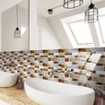 thumbnail image 4 of WUHUAKES Imitation Wall Tiles Crystal Film Tile Sticker Adhesive Floor Sticker Hot, 4 of 6