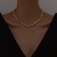 thumbnail image 3 of Cadena de espinas con nudo de personalidad de estilo frío y moderno de estilo coreano Cadena de cuello de clavícula de estilo hip-hop simple de oro de 18 quilates, 3 of 6
