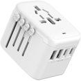thumbnail image 1 of Universal International Power Travel Plug Adapter by Vylee | 5 in 1 European Travel Plug Adapter W/ 3.5A 2xUSB-A and 2xUSB C Wall Charger and Worldwide AC Outlet for Europe USA UK AUS Asia, 1 of 8