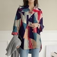 thumbnail image 4 of Clothing 2025 Super Soft Wrinkle Free Button Down Shirts for Women Formal Work Dress Blouses Tops Womens Button Down Shirts Boyfriend Long Sleeve Oversized Blouses Tops, 4 of 5