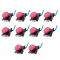 thumbnail image 1 of 10Pcs Analog Joystick with Thumbstick Grips Accessories Multi-functional Games Sensor Parts Button Left Handle Joycon Controller Kit Professionals Red, 1 of 9