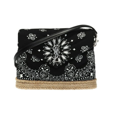 Saint Laurent Loulou Black Paisley Quilted Small Cross Body Bag 531045