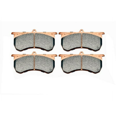 Wilwood 150-7646K Composite Metallic CM Brake Pad Set, Pad #6407 w/Shim SC1 / 2/3