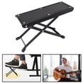 thumbnail image 4 of Guitar Footstool, Stable Comfortable Rubber Pedal Anti Slip Guitar Foot Stool Height Adjustable Metal  For Practice, 4 of 8